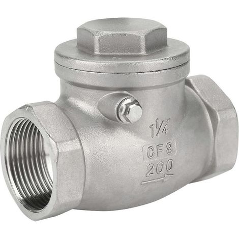 DN32 Edelstahl-Rückschlagventil mit Einwegschwingung, Innengewinde, 200 PSI, für Wasser, Öl und Gas