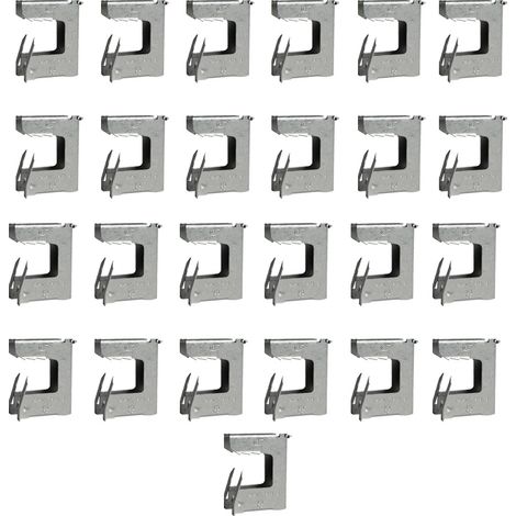 Boîte de 25 attaches TIGRE pour l'accrochage et la suspension sur charpente acier 2-8 mm - Ram (1/3)
