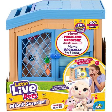 Lil Live Pets Mama Rabbit – Ein interaktives Spielzeug, das Ihr Haustier zum Leben erweckt. (1/5)