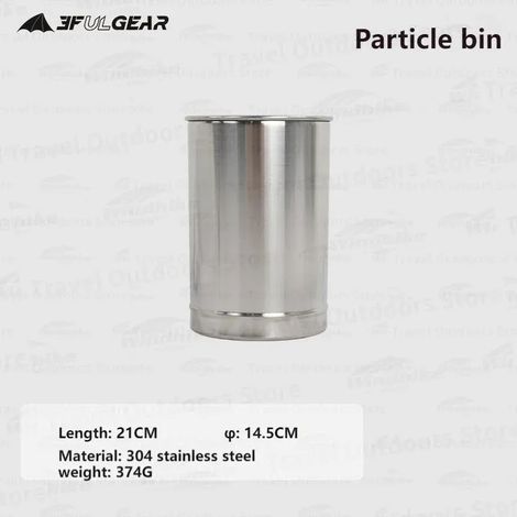 Poêle à bois 3F UL GEAR, poêle à granulés pour table de camping, four de tente, fournitures de cuisine d'hiver en extérieur, réchauds de cuisson portables pliables en acier inoxydable (1/5)
