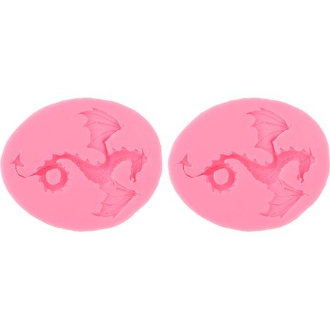 2PCS Moule en Silicone pour Gâteau, Sans Odeur et Souple, Qualité Alimentaire, Idéal pour Décorations et Projets Créatifs (1/5)