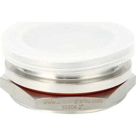 Adaptateur Tri-Clamp en Acier Inoxydable pour Équipement de Brassage, Raccord de Passe-Paroi 2 Pouces sans Soudure (1/5)