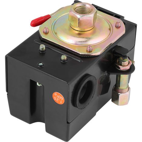 1 pressostat unipolaire pour compresseur d'air 135-175 PSI, construction durable, 26 ampères (1/5)