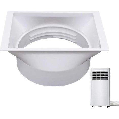 Raccord de tuyau d'évacuation pour climatiseur portable, adaptateur de tuyau, compatible avec les kits de ventilation de porte et de fenêtre (1/5)