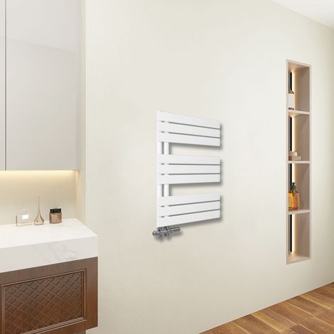 Acezanble Design Heizkörper Einseitig badheizkörper Handtuchwärmer 76,2cmx60cm Neu Weiss (1/3)