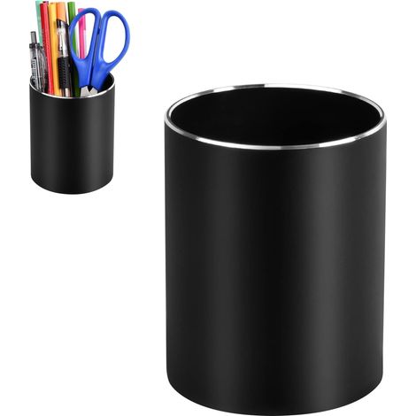 Porte-stylo - Aluminium - Rond - Antidérapant - Pour Bureau École Maison Salle De Classe - 1 Pièce (1/5)
