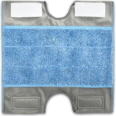 Almohadillas de microfibra reutilizables para escobas y todo tipo de fregonas planas, almohadillas mejoradas para limpieza en seco y húmedo para todo tipo de suelos duros, recambios para fregonas. (1/5)