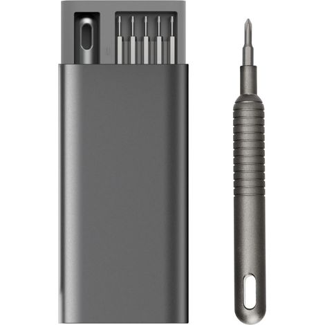 Tournevis De Precision,Kit Tournevis De Précision 31 en 1,Mini Set Tournevis Magnétique Outils Bricolage Electronique de Réparation Kit, Outil Informatique pour PC,iPhone. (31IN1)Couleur gris argent