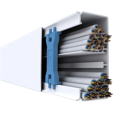 Kabelkanal ggk fb 60x130 PVC mit Basisloch