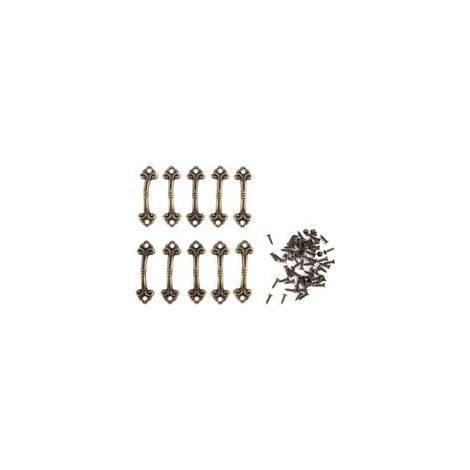Poignée Antique en Alliage de Zinc pour Tiroir, Boîte à Bijoux, Emballage Cadeau Mini Accessoire (1/5)
