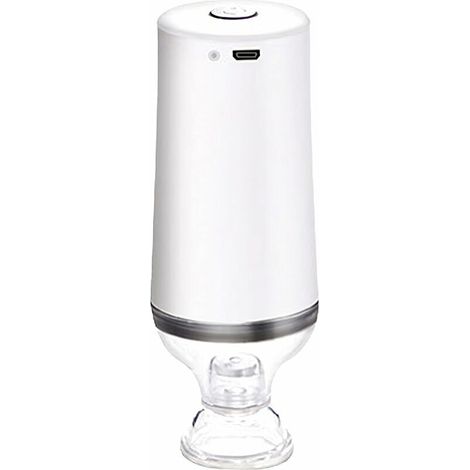 Pompe à air électrique rechargeable, portable USB rechargeable, pompe à vide avec batterie de 1200 mAh, pompe d'aspiration automatique ultra-mini pour sceller sous vide les sacs alimentaires