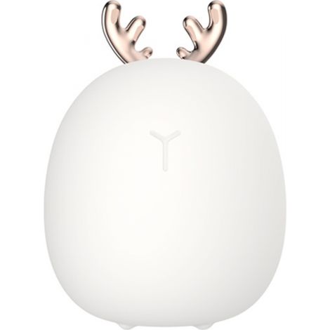 Filiyano – Lampe Lapin en Silicone – Veilleuse Lapin, Lampe Lapin en Silicone Souple Mignonne, Veilleuse LED Animal avec Capteur Tactile, Veilleuse (1/4)