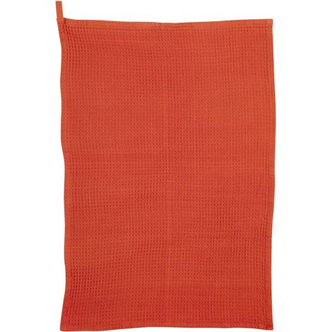 Torchon de Cuisine Nid d'Abeille Marmelade 100% Coton 50 x 70 cm - PANGIVO