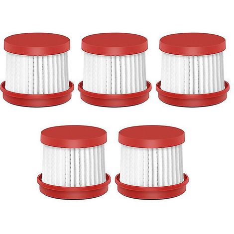 5 Stück HEPA-Filter für Deerma Removal Staubsauger CM1300/CM1900