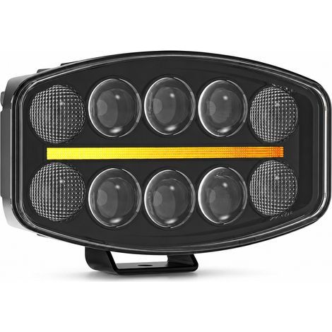 Faro LED auxiliar para camión, luz de trabajo blanca con luz diurna amarilla (1/5)