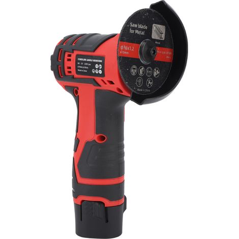 12V Mini-Winkelschleifer mit Bürstenantrieb, 12000 U/min, Poliermaschine, Trennschleifer für den Heimgebrauch, 110–240V EU-Stecker, 2000mAh (1/5)