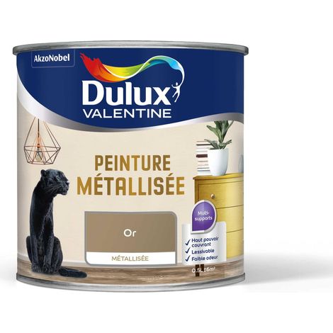 Peinture De Rénovation Effet Métallisée Or 0,5 L - Dulux Valentine