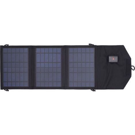 Faltbares 10,5-W-5-V-USB-Solarladegerät, Polysilizium-Photovoltaikpanel, 3 tragbare Module für Smartphone, Kamera und externe Batterie. (1/5)