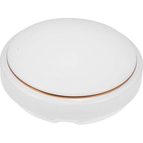 Cache-luminaire encastré de 18,7 cm de diamètre, en plastique, en forme de champignon, pour lustre ou suspension. (1/5)