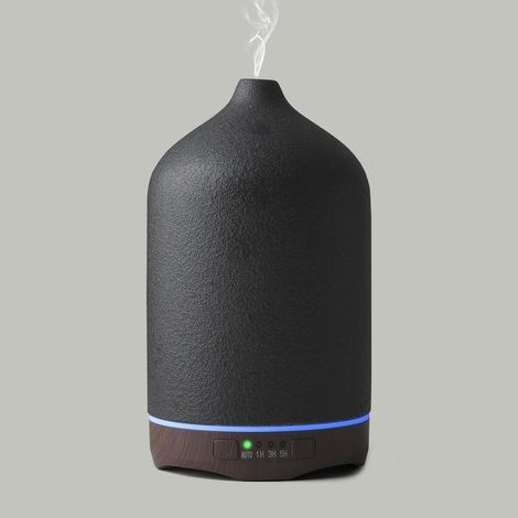 Ceramic Humidifier, 250ml, 7 Colors, 2 Spray Modes, Timer, Auto Shut-Off, Yoga Room (1/5)