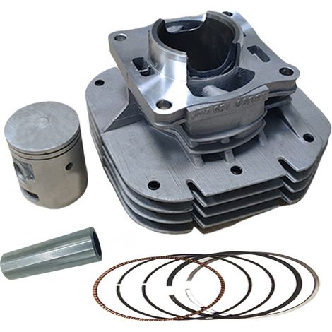Chemises de cylindre et pièces de piston compatibles avec les moteurs de motos YAMAHA Y125Z et Y125ZR 125 cm³.