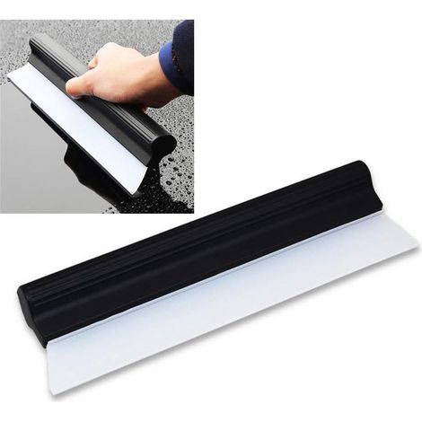 Essuie-glace en silicone - Essuie-glace pour voiture - 26,5 cm (10,54 pouces) - Balai d'essuie-glace en silicone - Essuie-glace de nettoyage en forme de T - Convient aux voitures et camions - Noir (1/4)