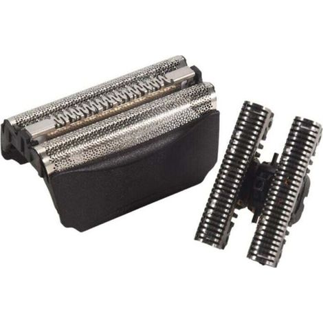 Pack 51 Lames De Rechange Et Tête De Rasage Compatible Rasoir Série 5 8000 5643 5758 8970 Noir (1/4)