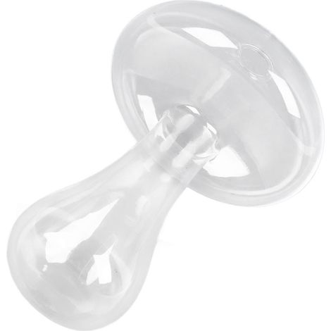 Vase en verre en forme de champignon, mignon, transparent, grand, pour plantes hydroponiques de table, idéal pour la maison ou le bureau. (1/5)