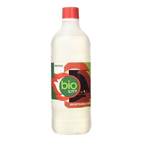 Bioéthanol combustible liquide 1L – Pour bio-cheminées – Flamme propre et sans odeur – Utilisation intérieure et extérieure – Sprintchimica