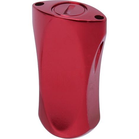 Bouton de poignée de rechange super léger entièrement en métal pour moulinet (rouge) (1/5)