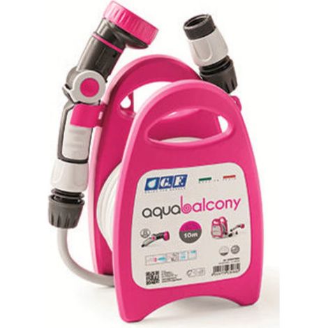 Kit de Portamangueras PLUVIA Aquabalcony 10 m Fucsia 80275852