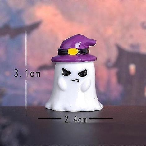 Figurine miniature Jolie Citrouille Fantôme de Dessin Animé Décor de Micro Paysage pour Décorations d'Halloween Décorations Bureau à Domicile Chambre Décor 1pc 6 1pc 5 - couleur (1/5)