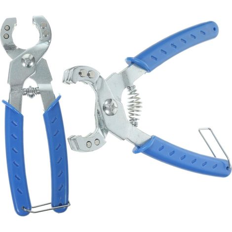 Pince à Clip pour Cage à Poules, Outil Manuel Robuste en Acier et Plastique, Lot de 2, pour Élevage de Volailles et Fixation de Distributeur D’eau (1/5)