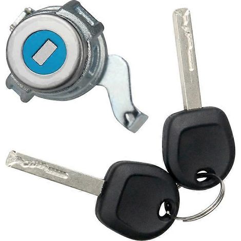 Cylindre de serrure de hayon arrière avec clés pour Chevy Silverado GMC Sierra Canyon Remplace 23338181 23371760 (1/5)