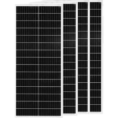 Panneau Solaire, Haute Efficacité, Applications Polyvalentes, 4Pcs100W (400W) (1/2)