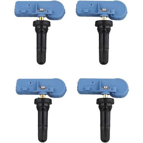 Lot de 4 capteurs TPMS pour voiture 13581561 pour BlueBlack (1/5)