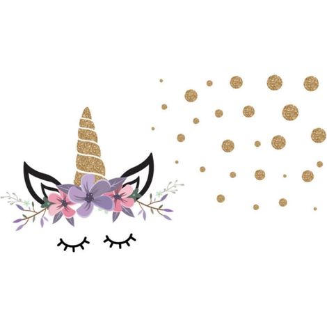 Stickers muraux licorne BESPORTBLE pour la décoration de (1/5)