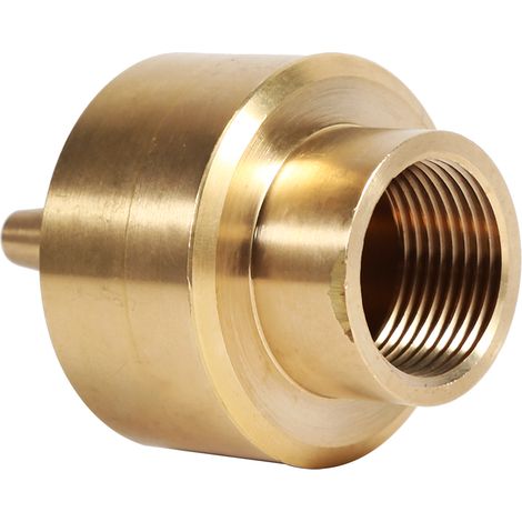 Tête de Fontaine pour Bassin de Jardin en Laiton, Jet d'Eau et Arroseur Doré (3/4") (1/3)