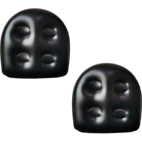 Sièges de Spa pour, Coussin rehausseur Multifonctionnel, Coussin Gonflable et étanche, Tapis de Bain de Massage, Support Dorsal Doux pour Le Bain, 2 pièces (1/5)