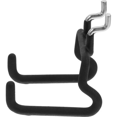 Milisten Ganchos Negros de Acero Inoxidable para Tableros (1/5)