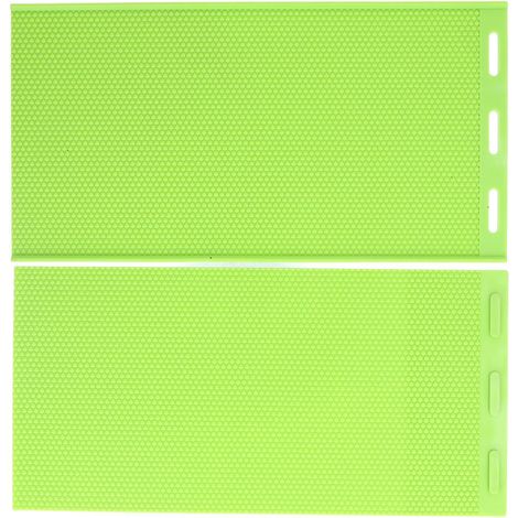 Lot de 2 moules en silicone de 5,4 mm pour feuilles de cire d'abeille, moulage de cire gaufrée, matériel apicole (1/5)