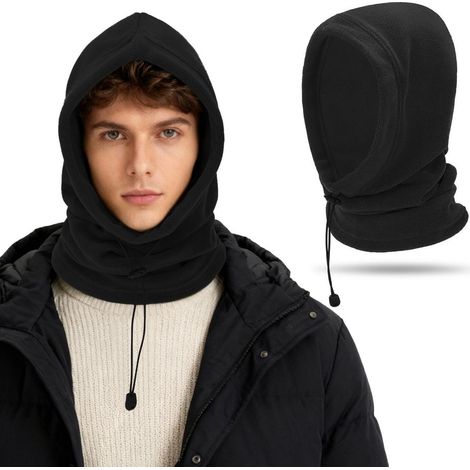 Fleece Sturmhaube mit Halswärmer, winddicht, für Herren & Damen (1/5)