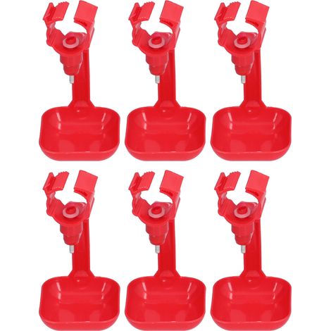 Lot de 20 abreuvoirs automatiques suspendus portables en plastique PP pour poules (1/5)