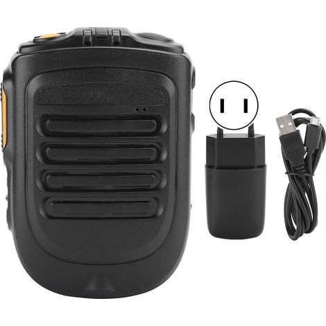 Microphone Bluetooth 4.2 sans fil B01, haut-parleur portatif radio mobile ABS, avec fonction Push to Talk, prise US (1/5)