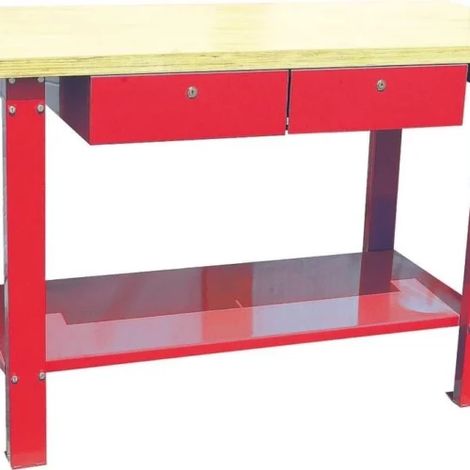 Etabli plateau bois avec 3 tiroirs 1500x640mm (1/3)