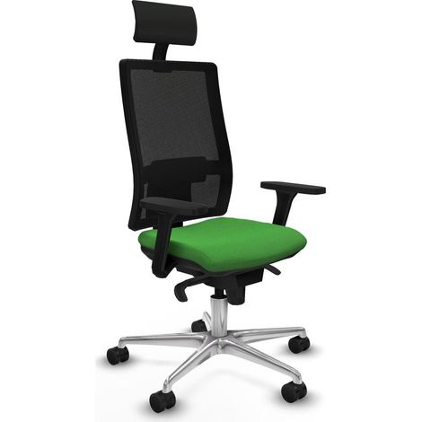 piqueras-y-crespo Silla ergonómica moderna verde para oficina
