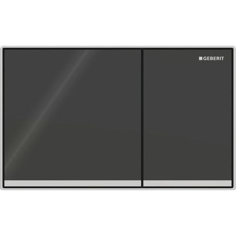BEDIENPLATTE "SIGMA 60" MIT KABEL WAND Glas Schwarz (1/4)