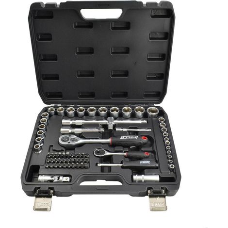 AWTOOLS 72-teiliges Schlüsselset aus robustem Stahl