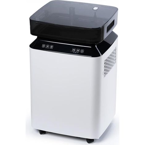 Electric Dehumidifier: 80L/Day, Covers 170m2, Lift Pump, Double Ventilation, 46dB Silent, For Cellar/Office/Garage/Kitchen/Bathroom (1/5)
