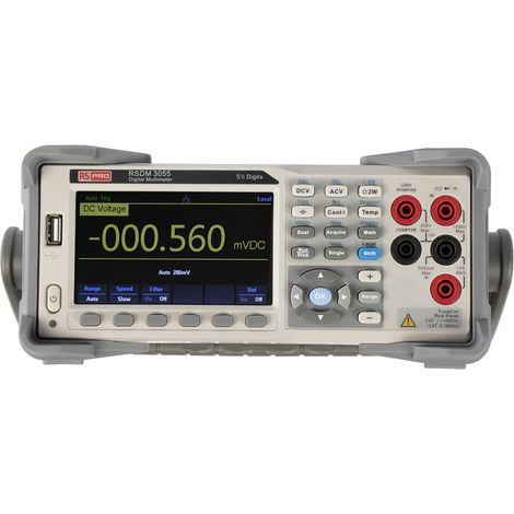 Multimètre RSDM3055 RS PRO de table, 750V c.a. 10A c.a. ( Prix pour 1 ) (1/5)